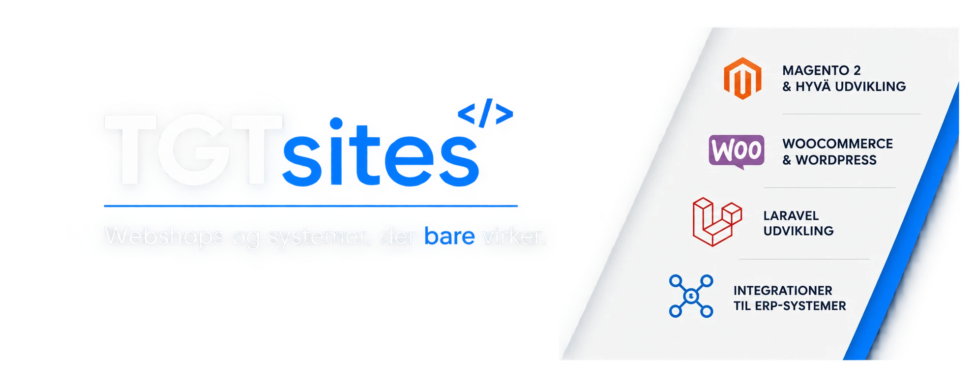 TGTsites – webshops og systemer, der bare virker